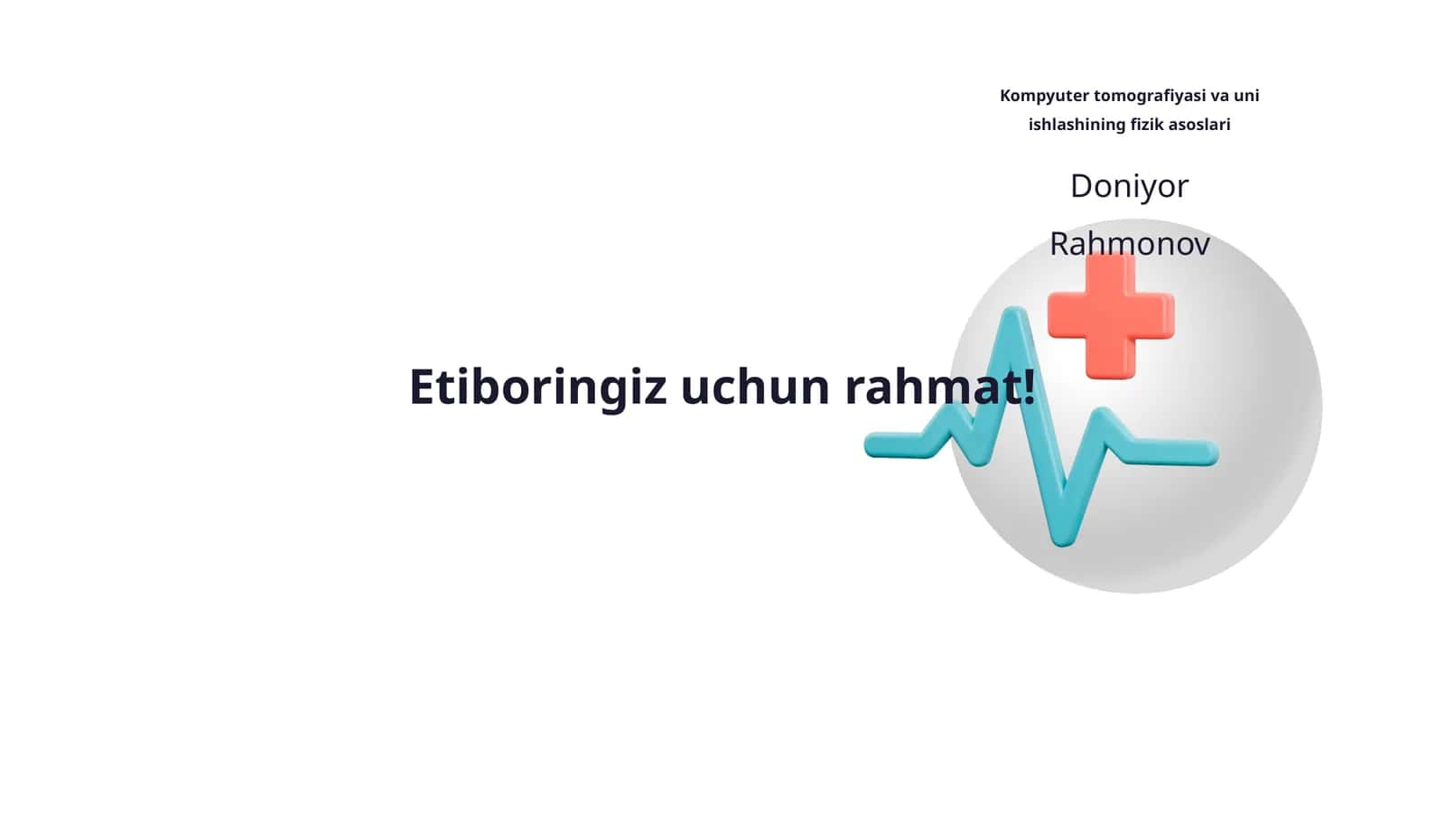Kompyuter tomografiyasi va uni ishlashining fizik asoslari 1