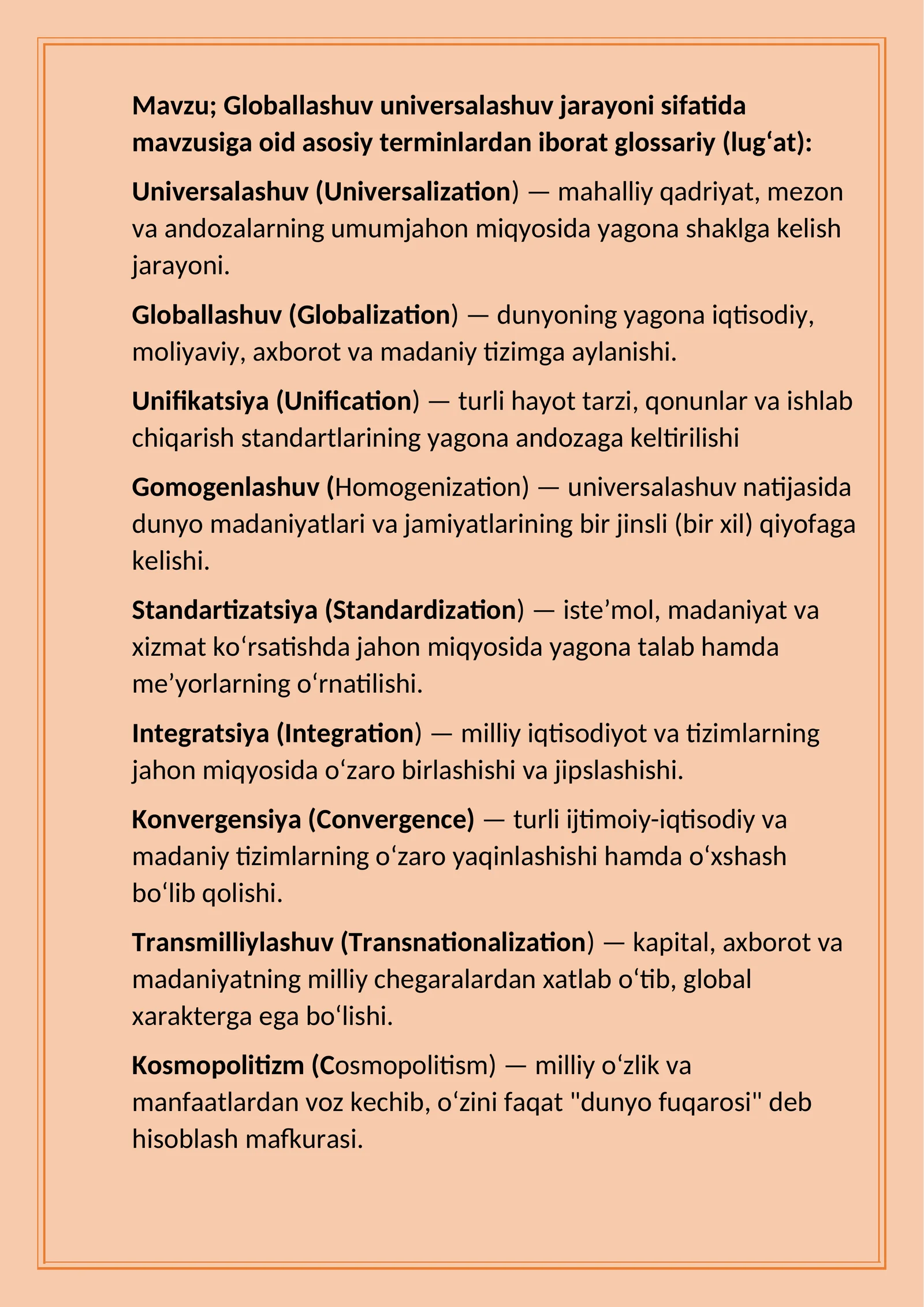 globallashuv unversallashuv 1