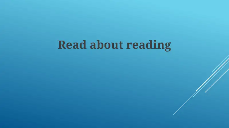 Reading in the Digital Age 1