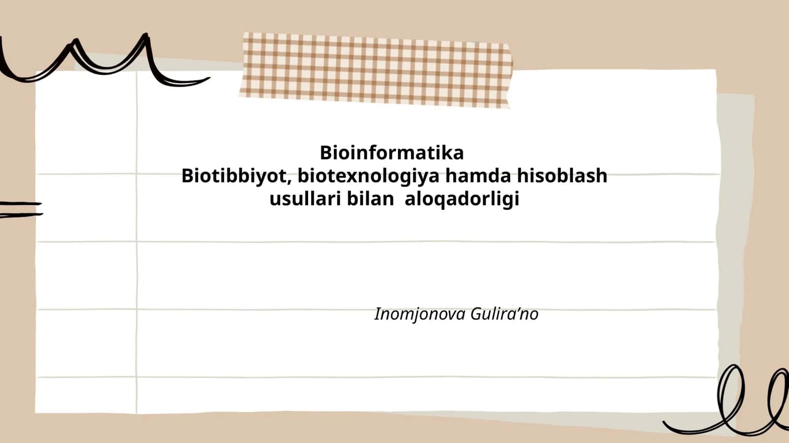 Bioinformatika 1