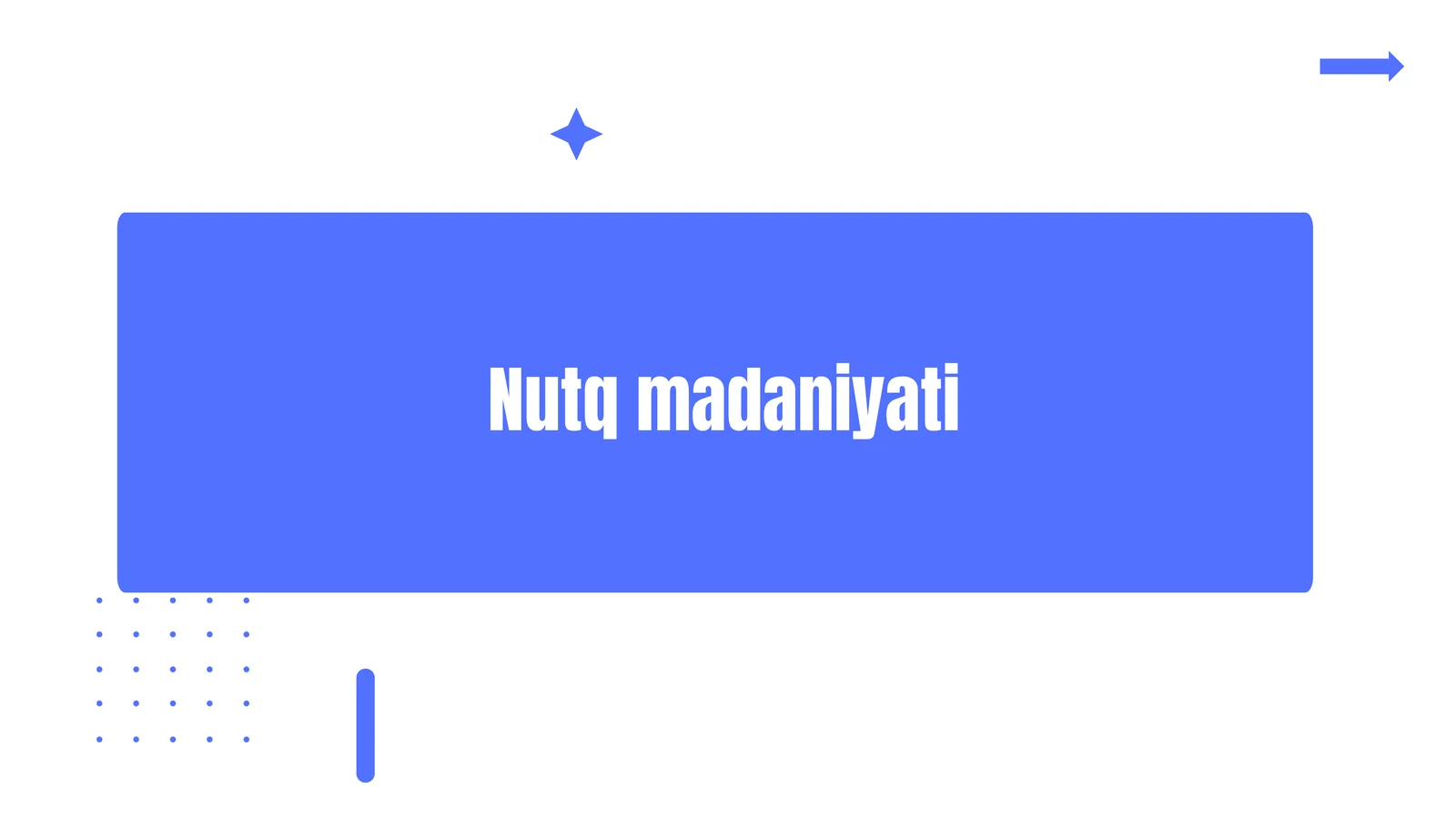 Nutq madaniyati 1