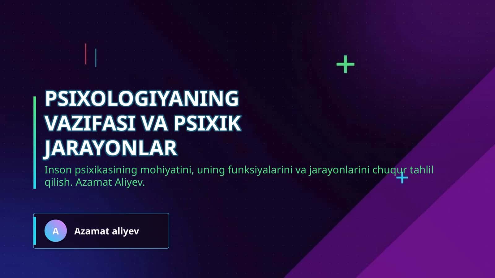 Psixologiyaning 1