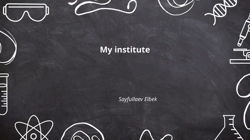 My institute 1