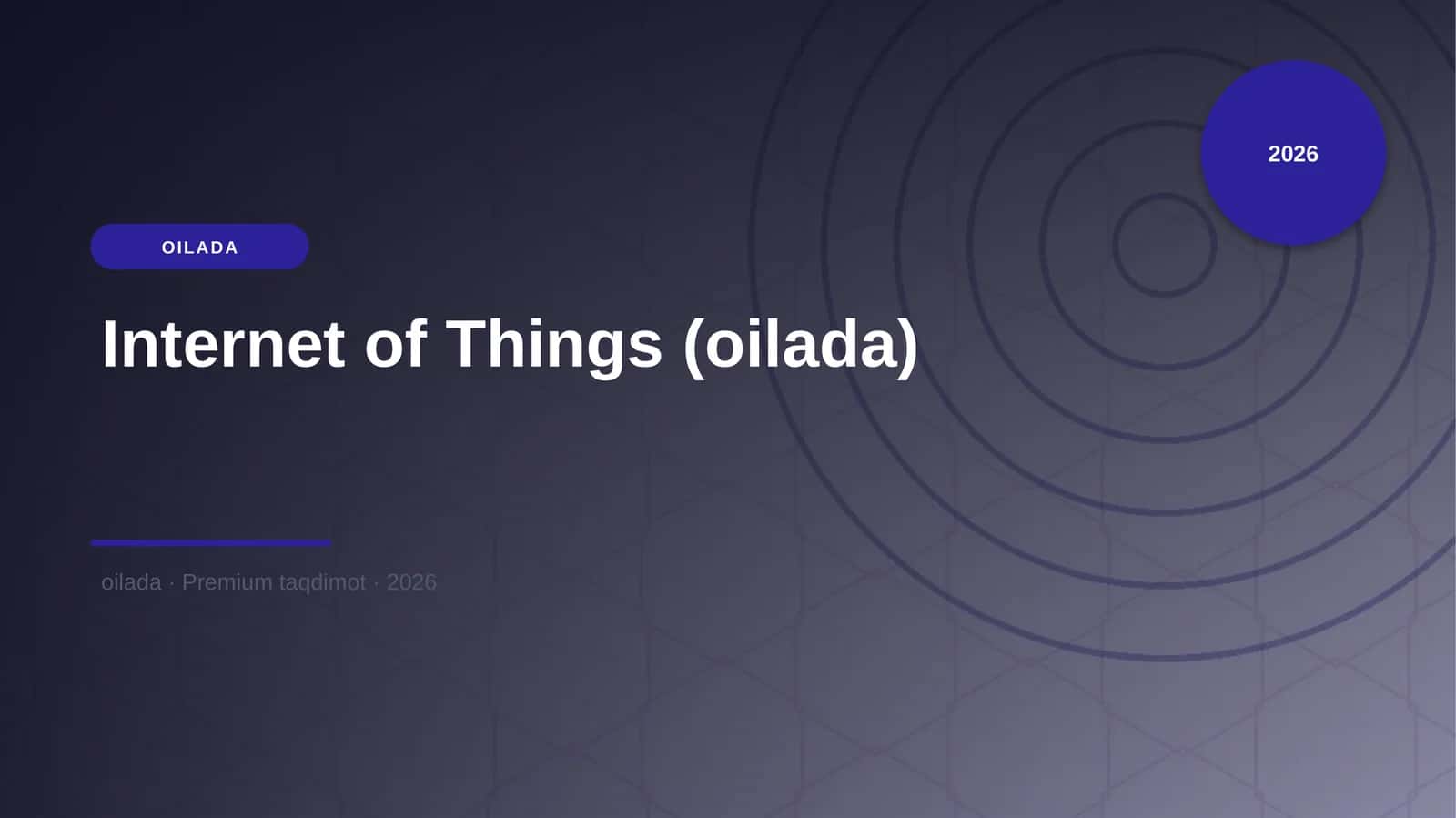 Internet of Things (oilada) 1