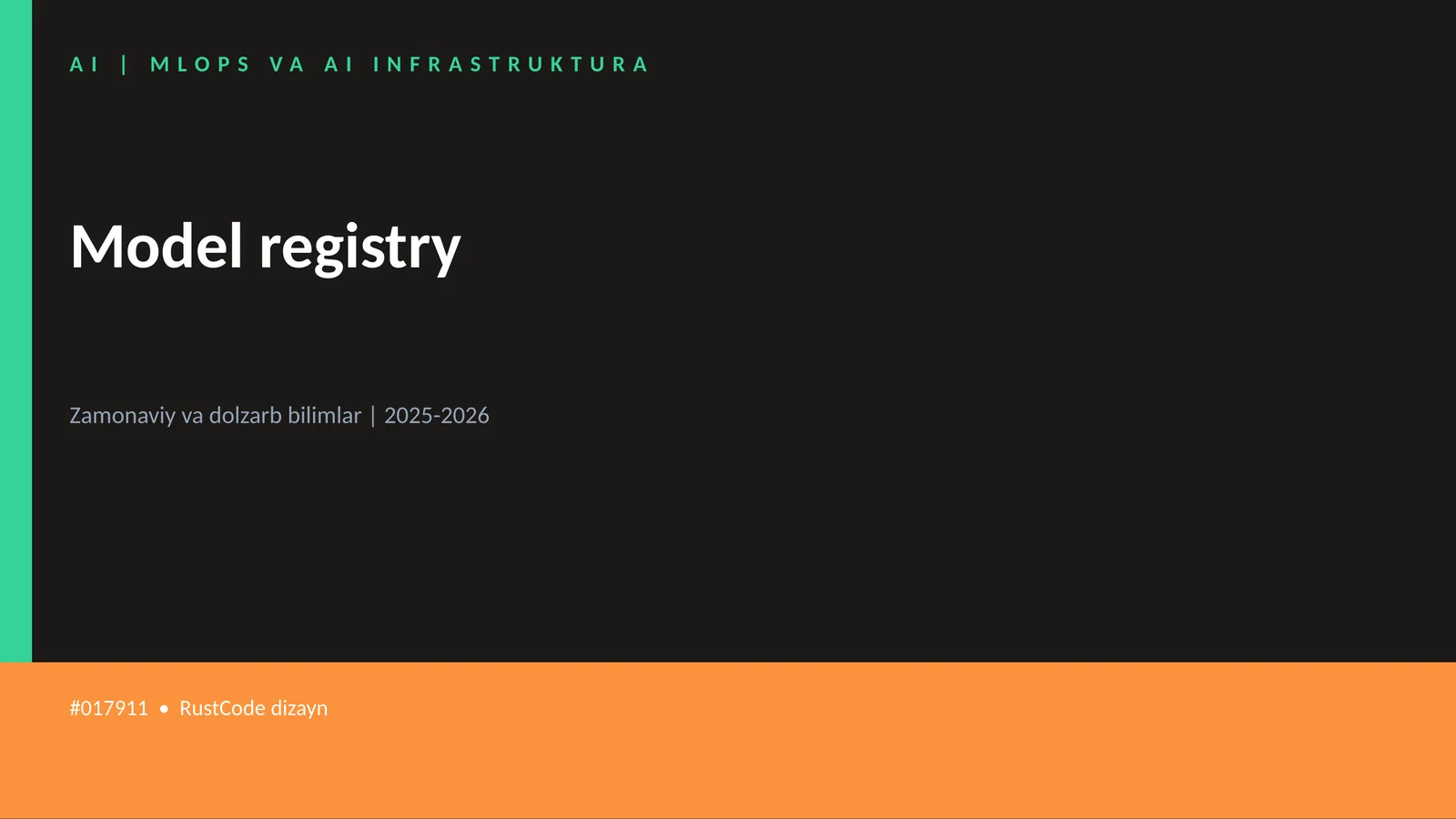 MLOPS VA AI INFRASTRUKTURA 1