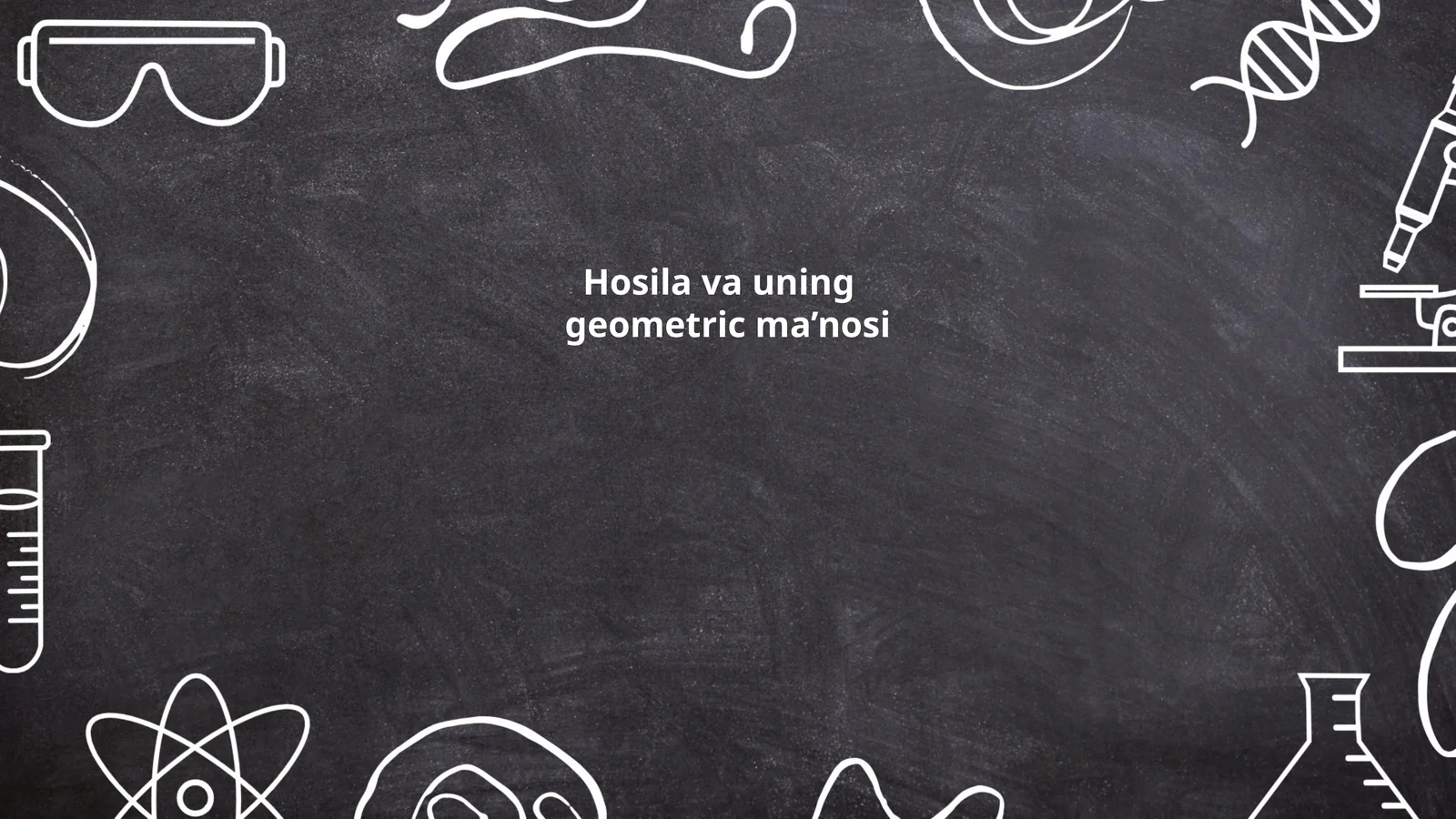 Hosila va uning  geometrik ma’nosi 1