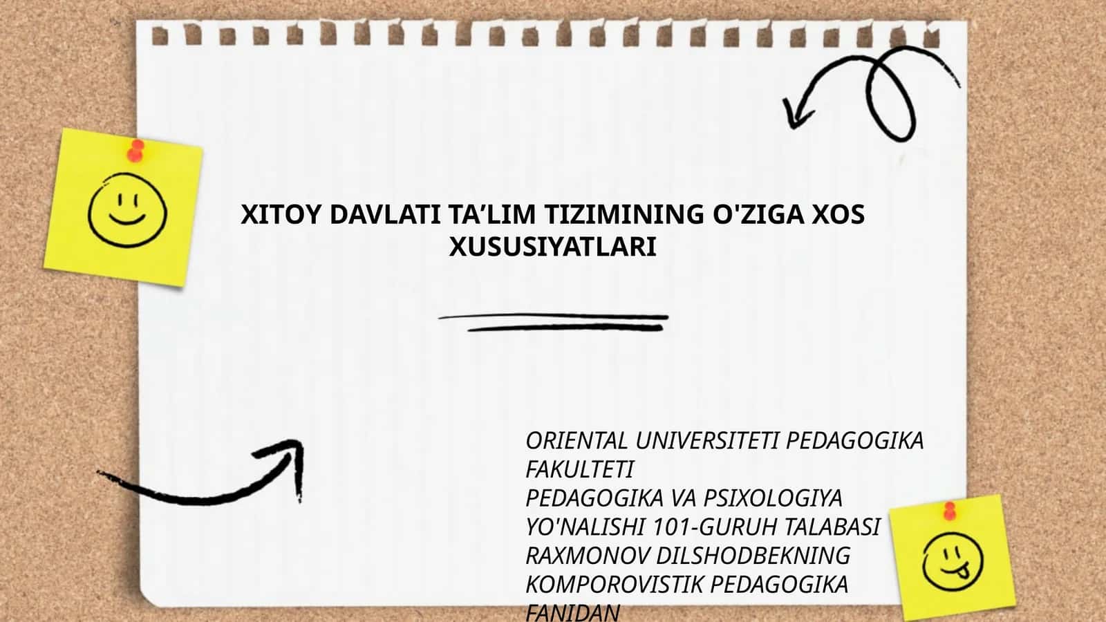 XITOY DAVLATI TAʼLIM TIZIMINING O'ZIGA XOS XUSUSIYATLARI 1