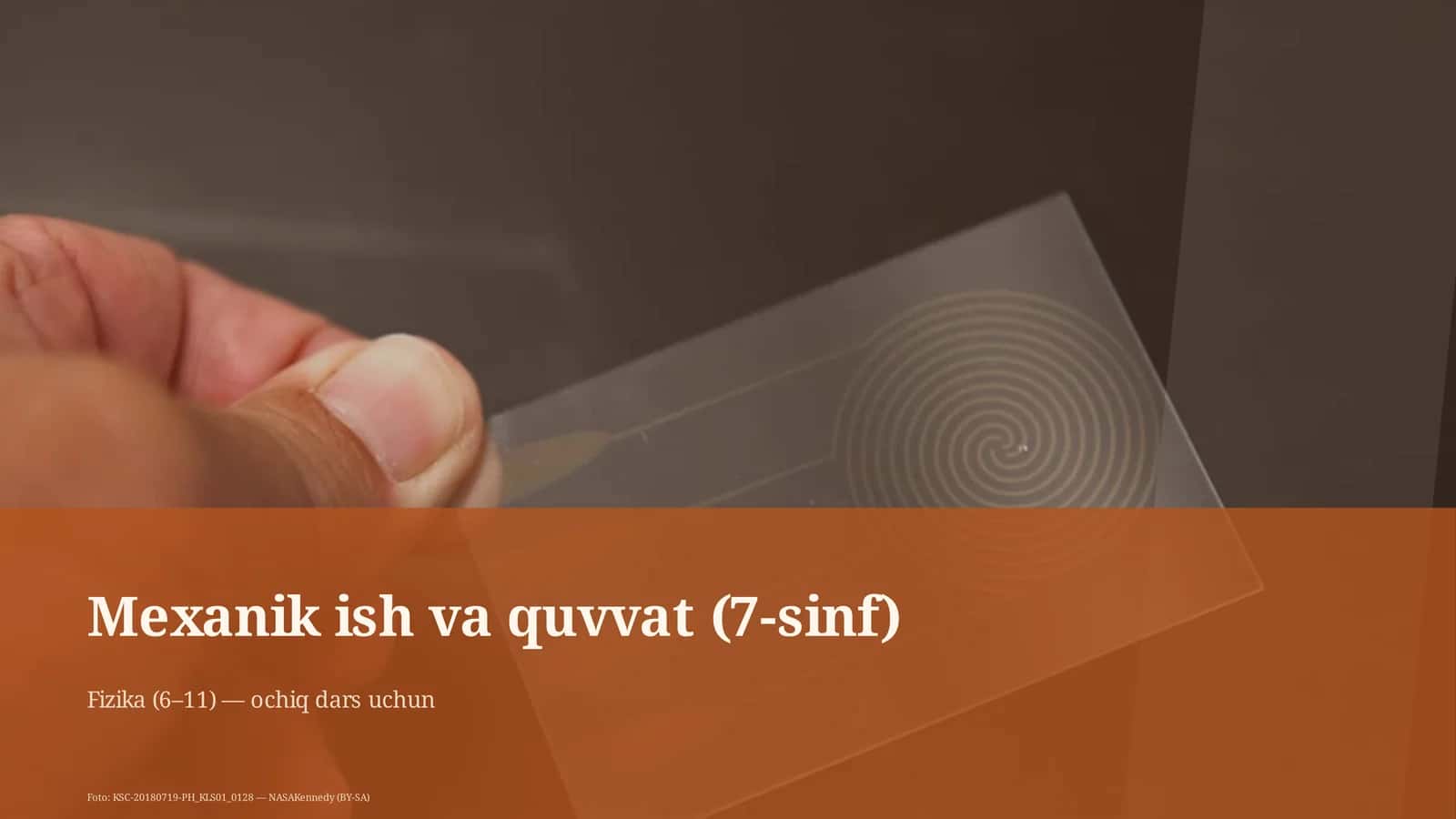 Mexanik ish va quvvat (7-sinf) 1