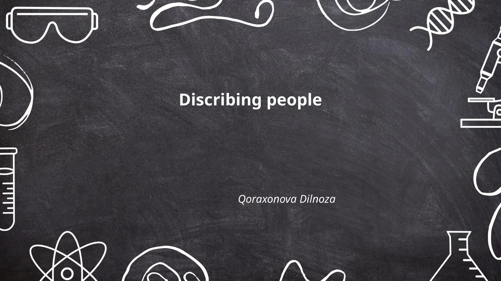 Discribing people 1