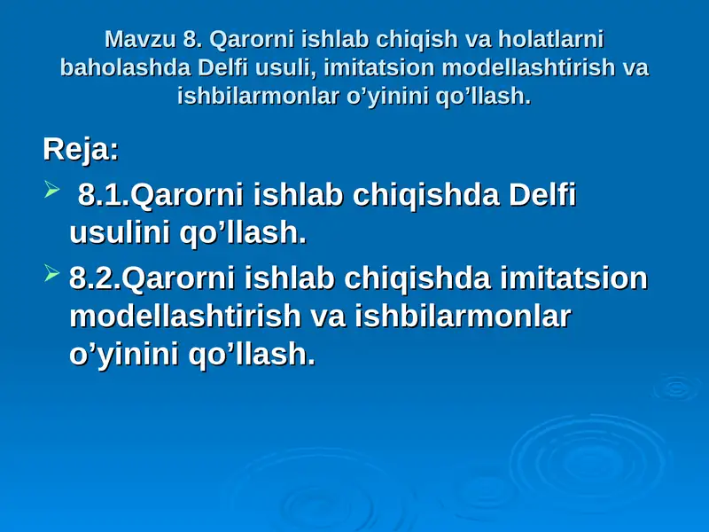 Delfi usuli 1
