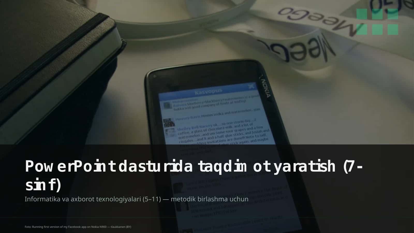 PowerPoint dasturida taqdimot yaratish (7-sinf) 1