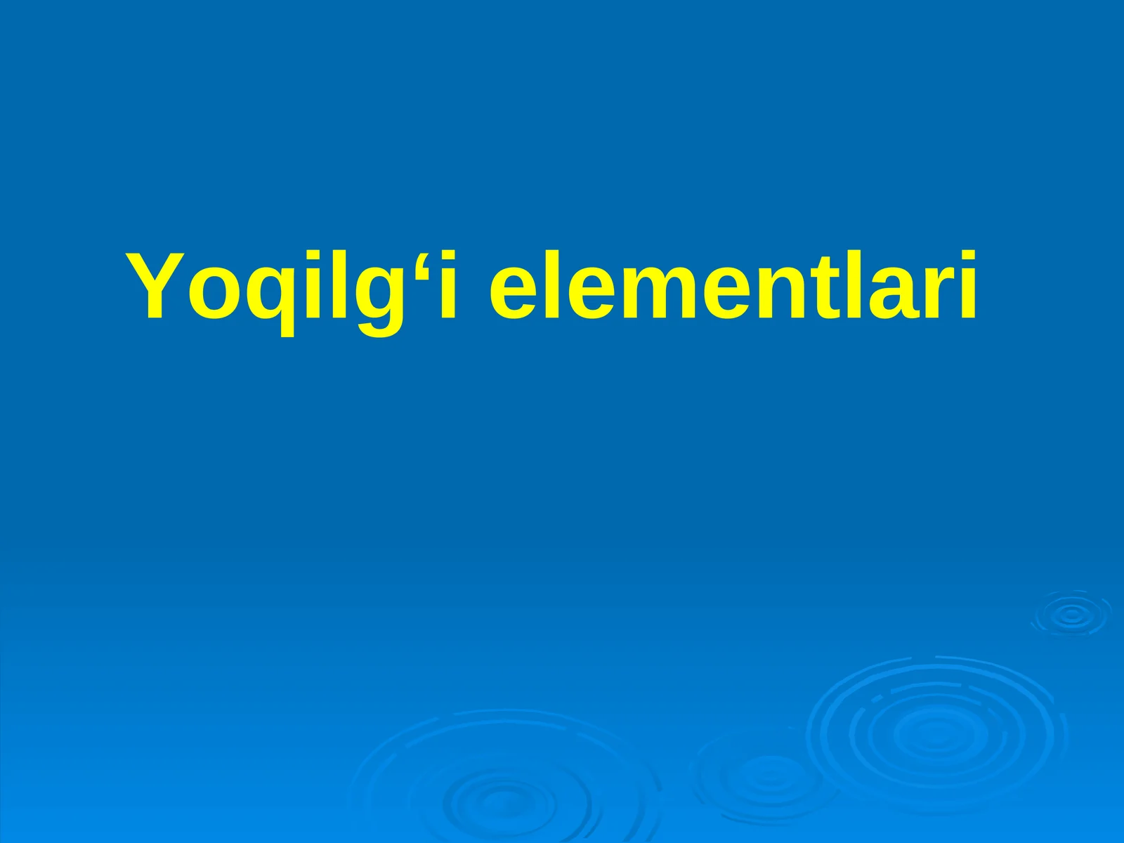 Yoqilg‘i elementlari 1