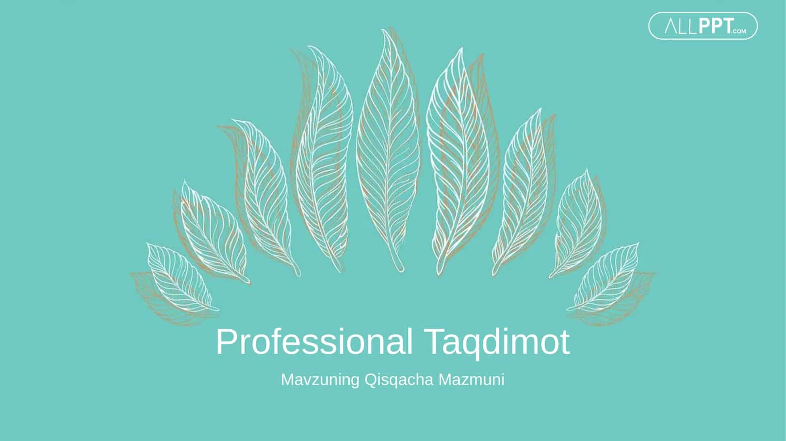 O'simlik Barglarining Chiziqli Geometriyasi Taqdimoti (48 Slayd) 1