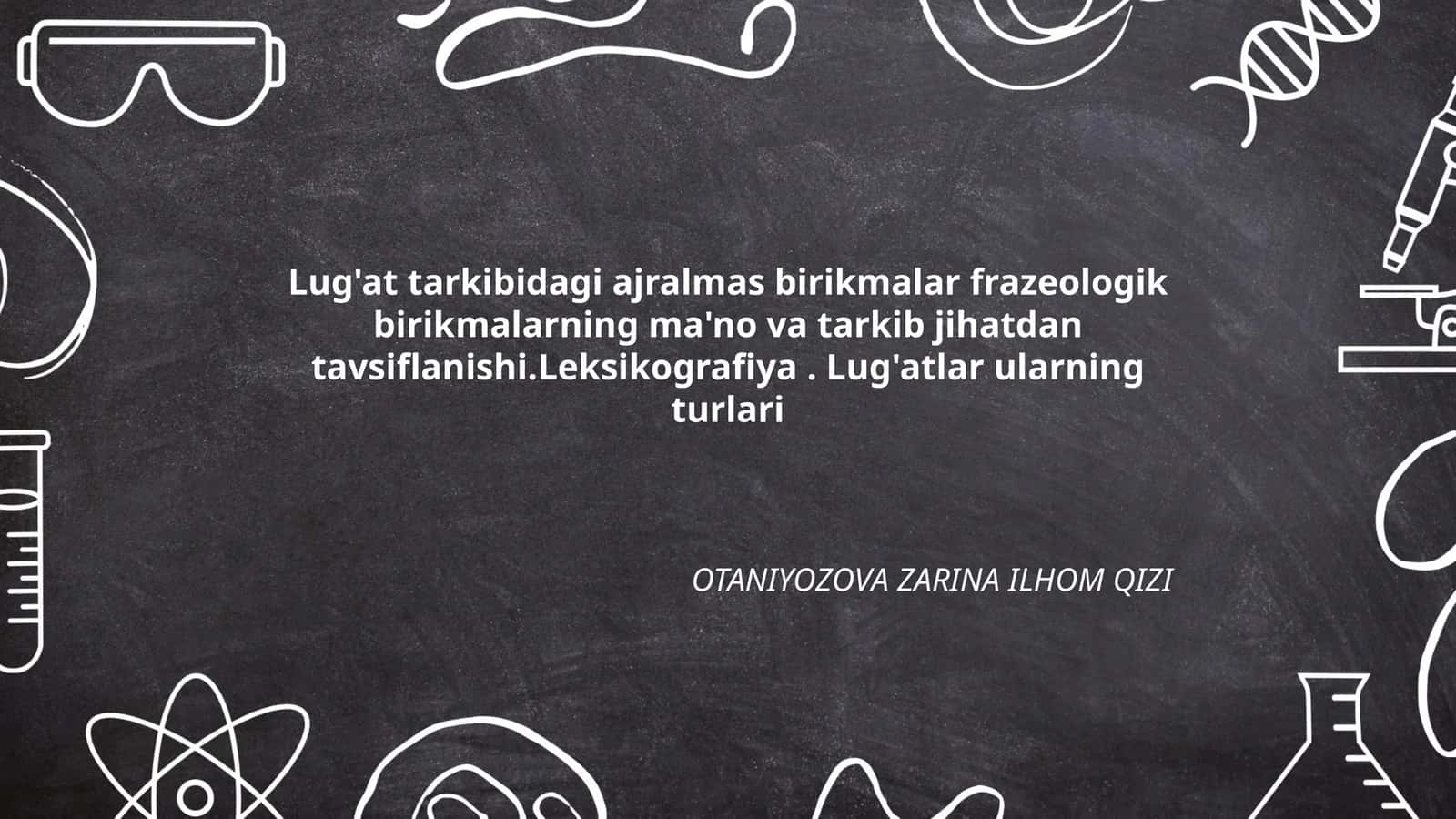Lug'atlar ularning turlari 1