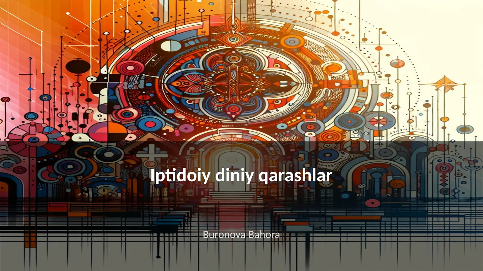 Iptidoiy diniy qarashlar 1