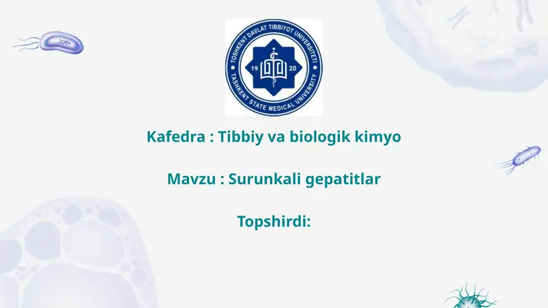 Surunkali gepatitlar 1