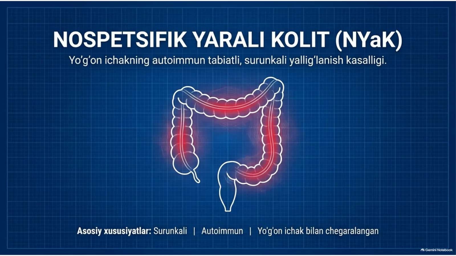 Nospetsifik yarali kolit — Etiologiya, patogenez, klinika, diagnostika va davolash | 15 slayd 1