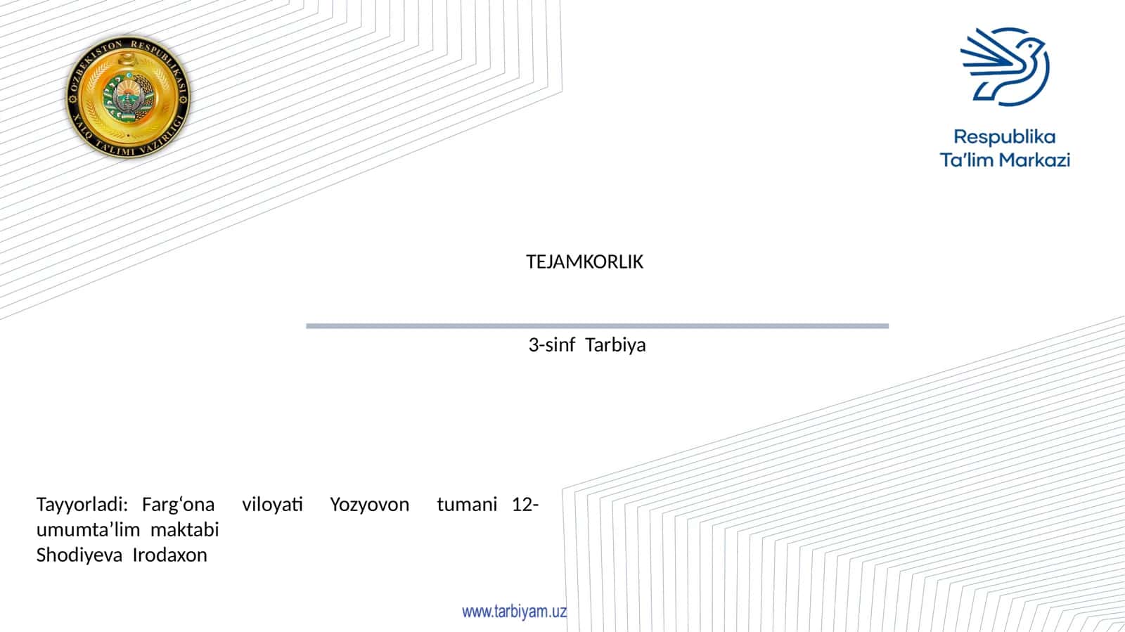 Farg‘ona viloyati Yozyovon tumani 12-umumta’lim maktabi 1