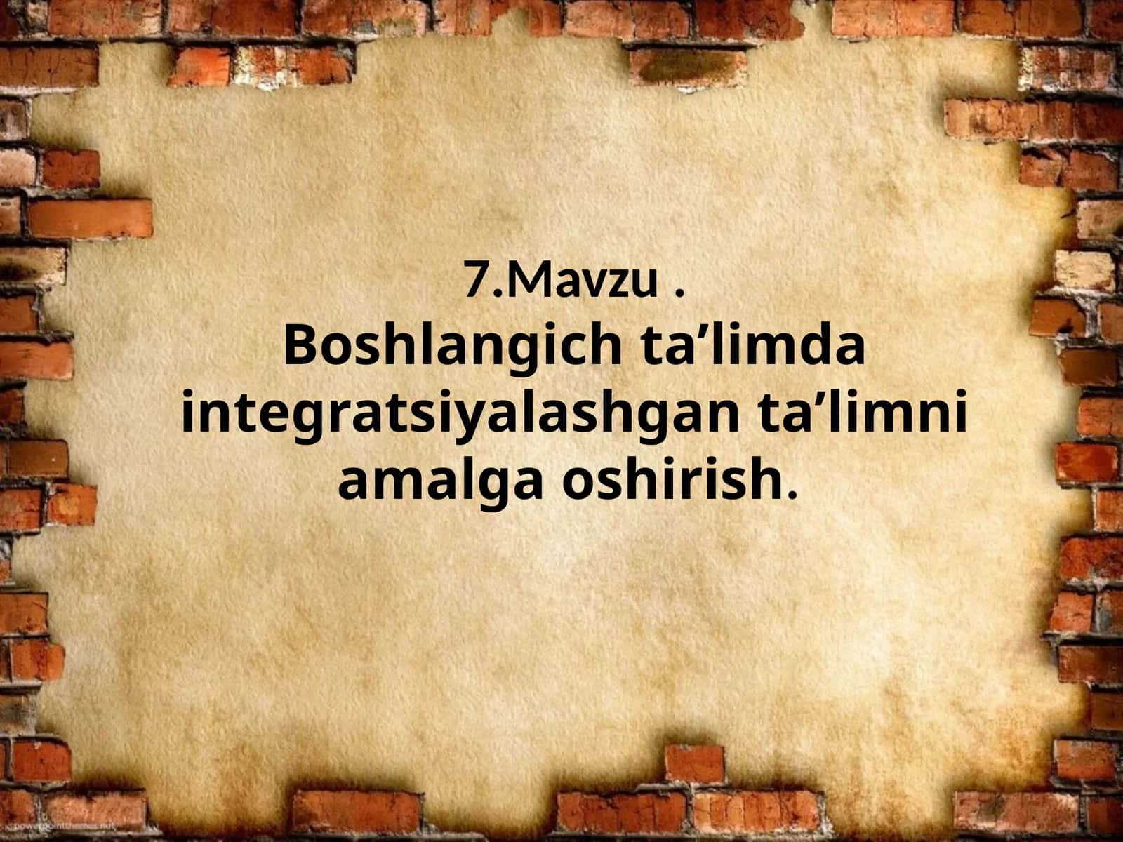 Boshlangichta’limdaintegratsiyalashganta’limniamalgaoshirish 1