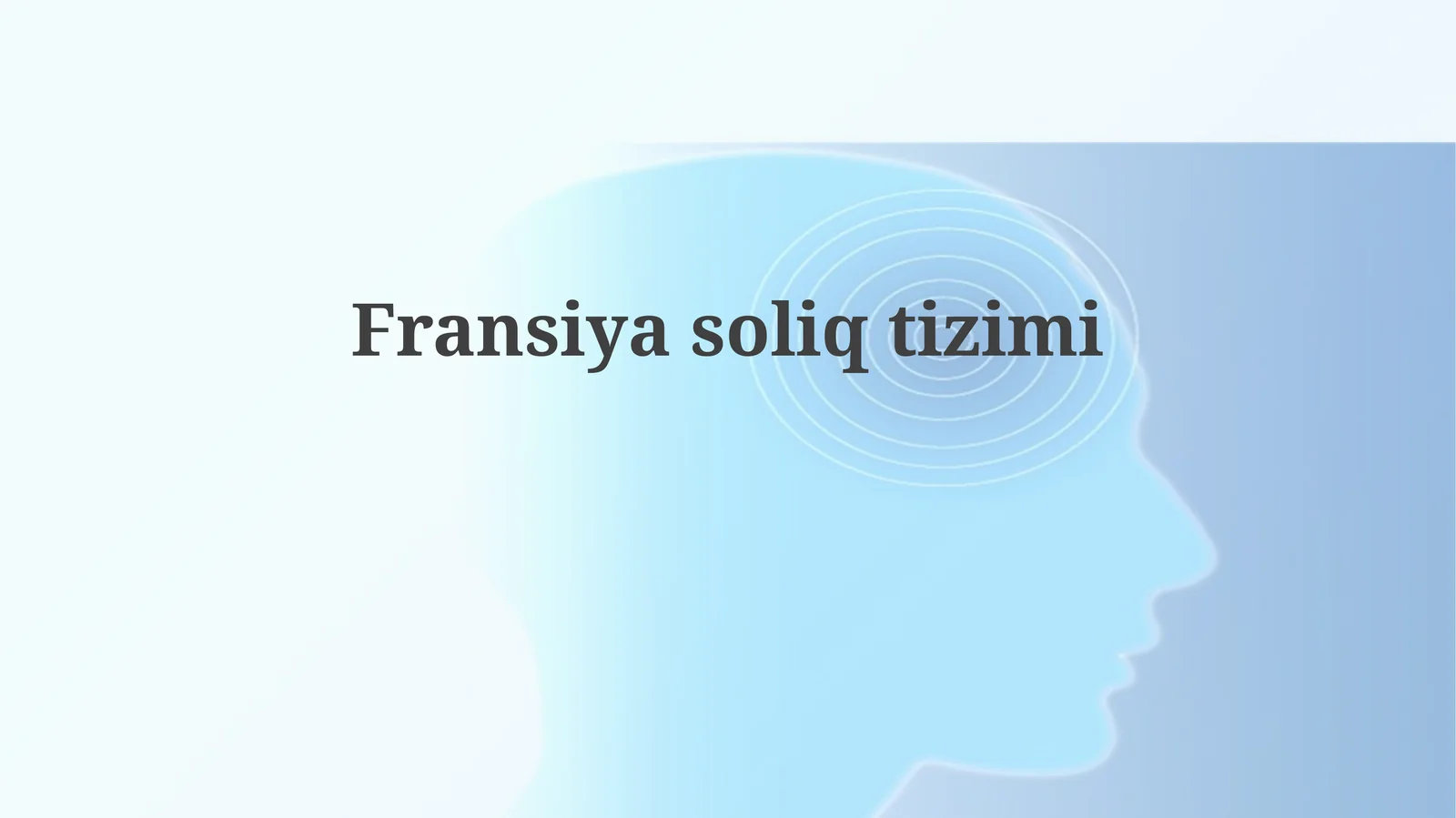 Fransuz soliq tizimi 1
