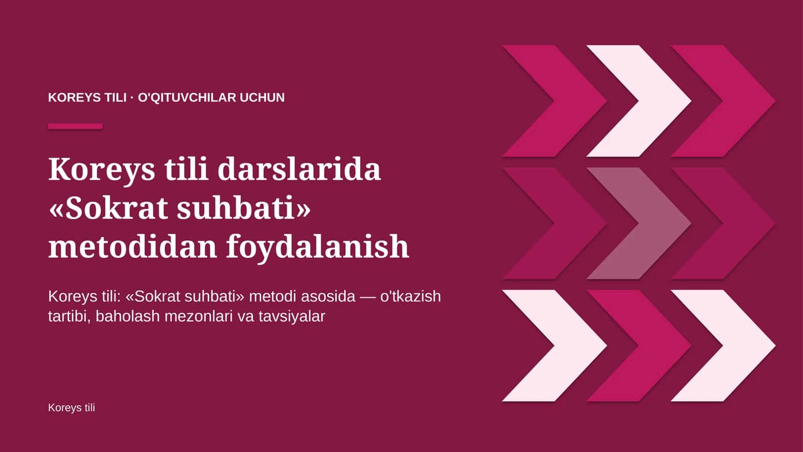 koreys tili darslarida sokrat suhbati metodidan foydalanish 6283 1
