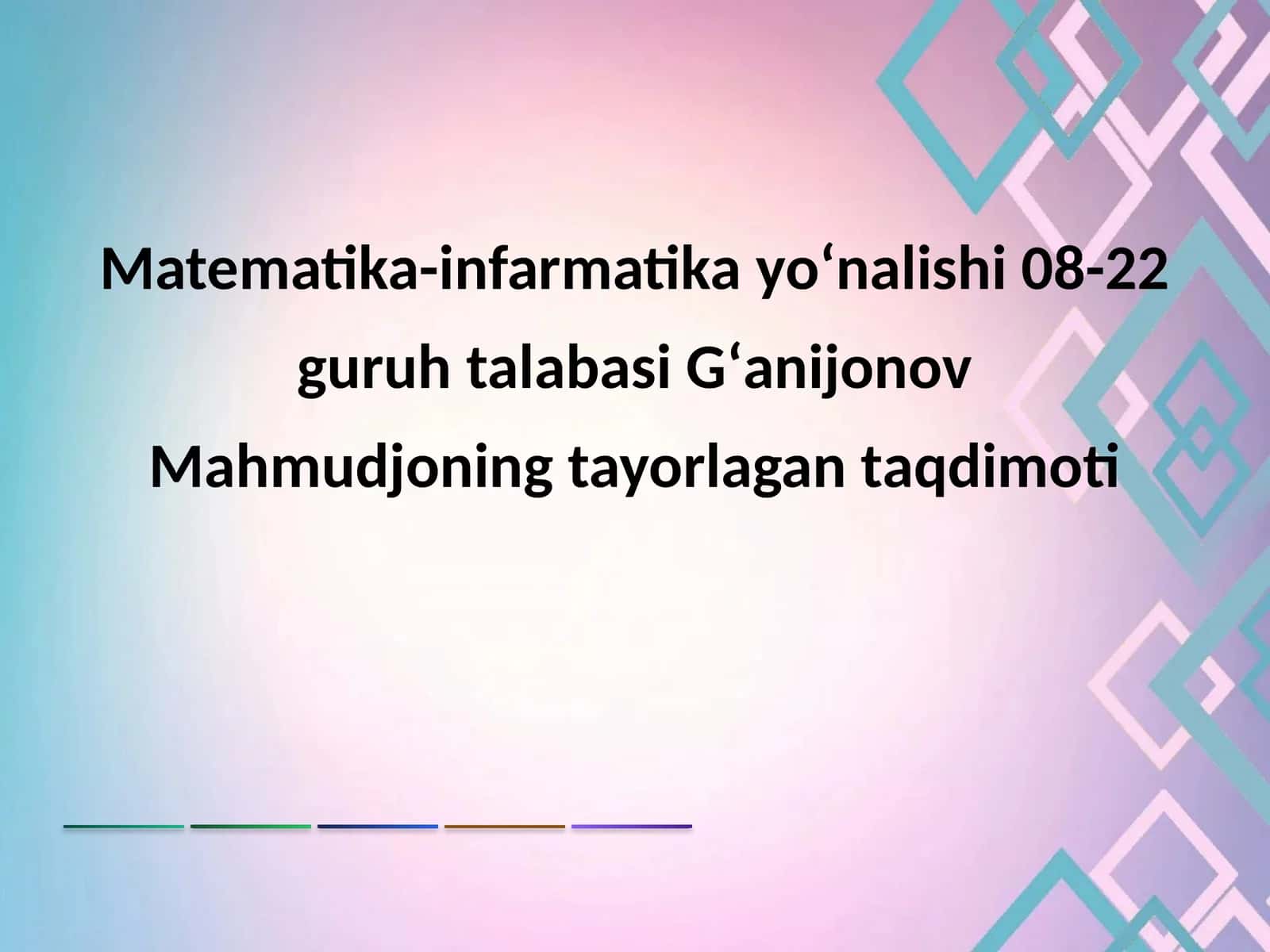 Oʻqitish meʼyoriy hujjatlari va ularning ahamiyati 1