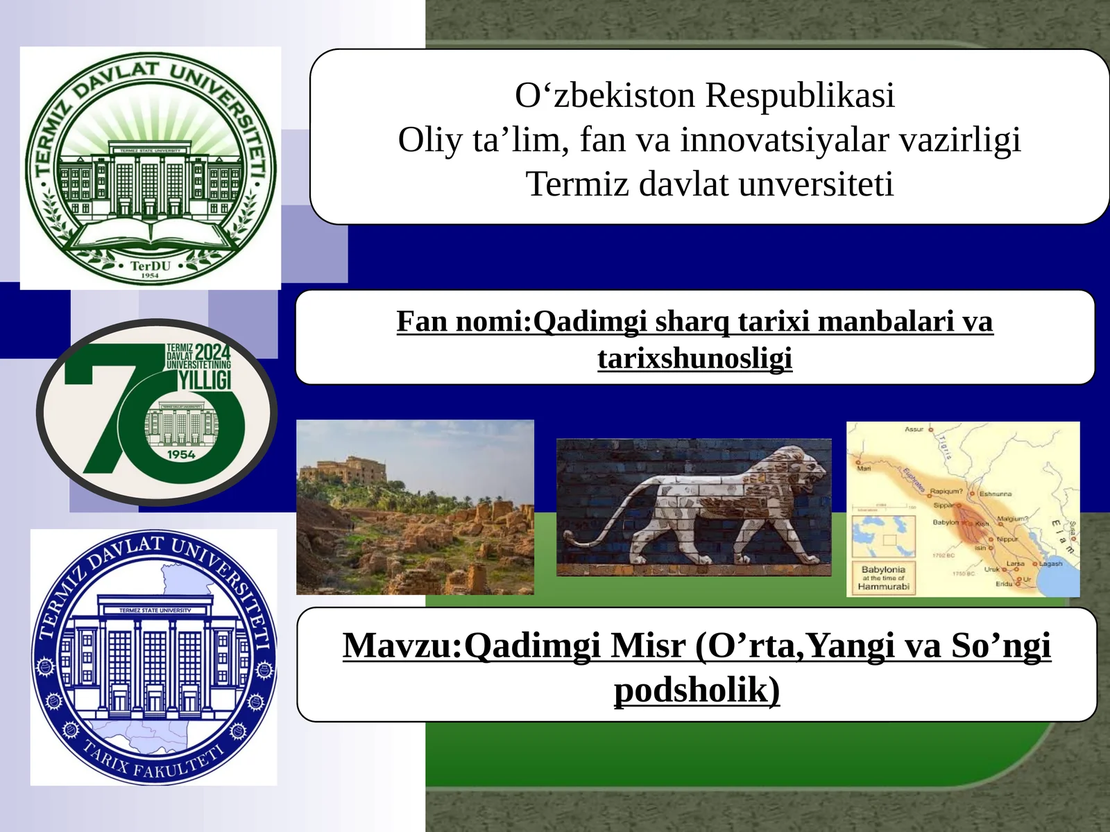 Qadimgi Misr 1