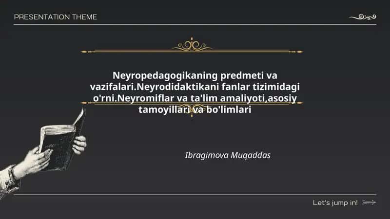 Neyropedagogikaning predmeti va vazifalari 1