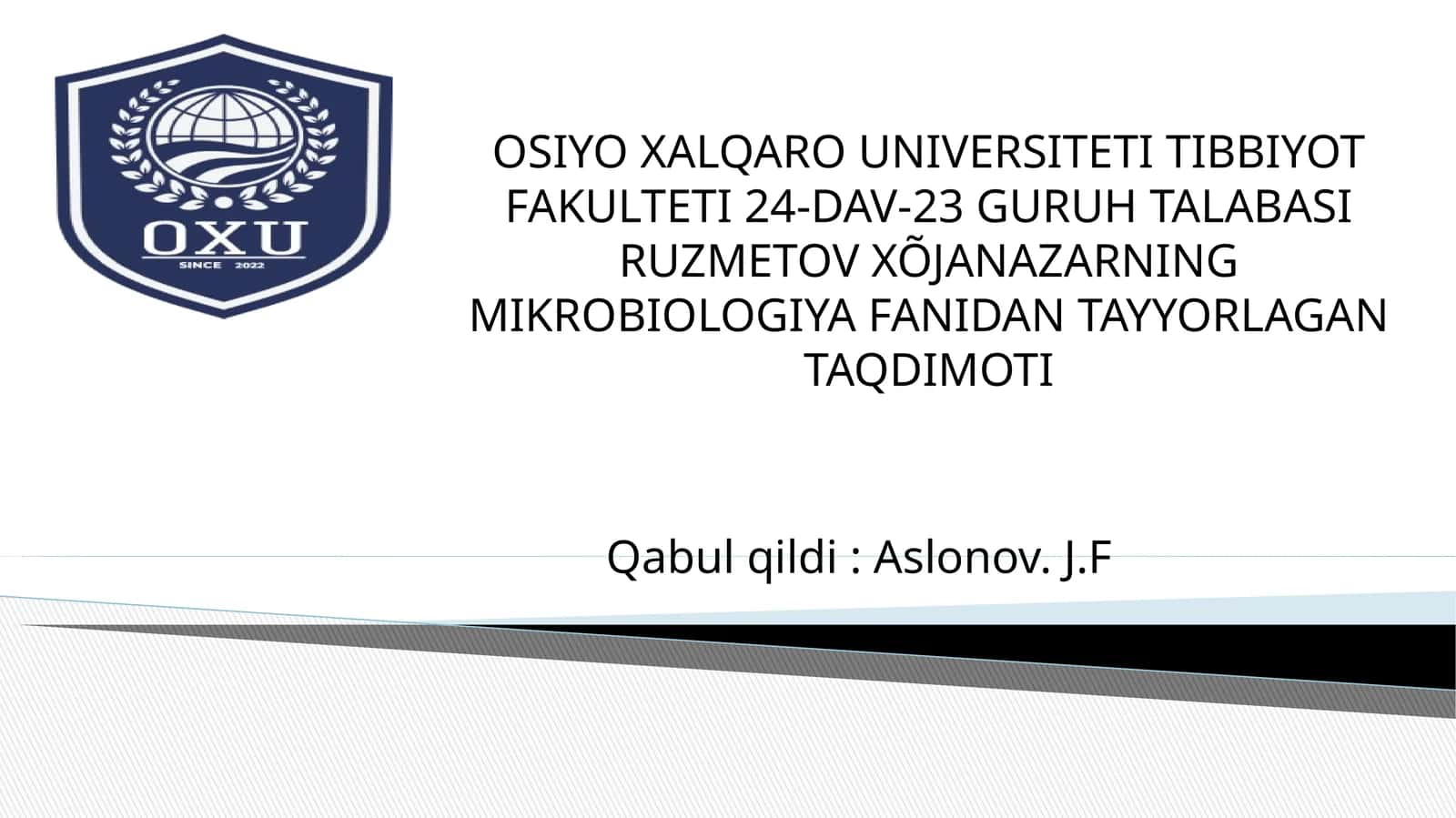 Ovqatdan zaharlanishni keltirib chiqaruvchi mikroorganizmlar qo‘zg‘atuvchilari: protey, stafilokokk va boshqa infeksiyalar va ularni laboratoriya tashxisi 1