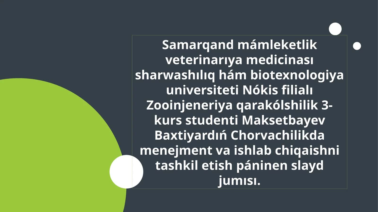 Awıl xojalıǵındatáwekelshiliktibasqarıw 1