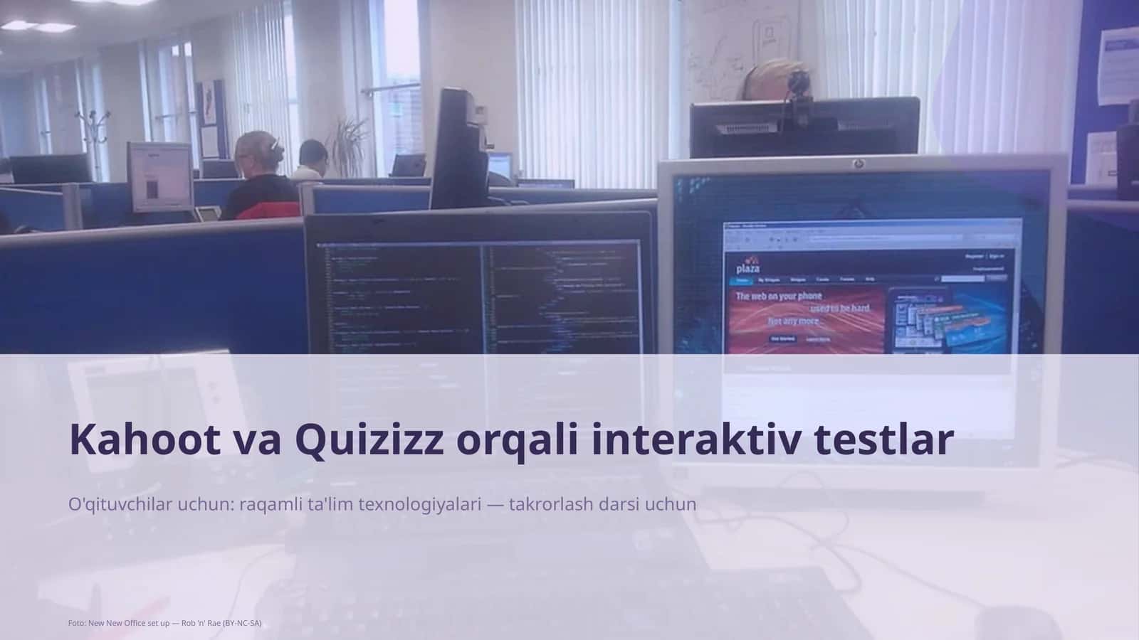 Takrorlash Darsi Uchun Kahoot va Quizizz Testlar 1