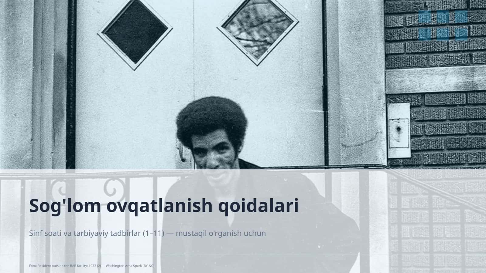 Sog'lom ovqatlanish qoidalari 1