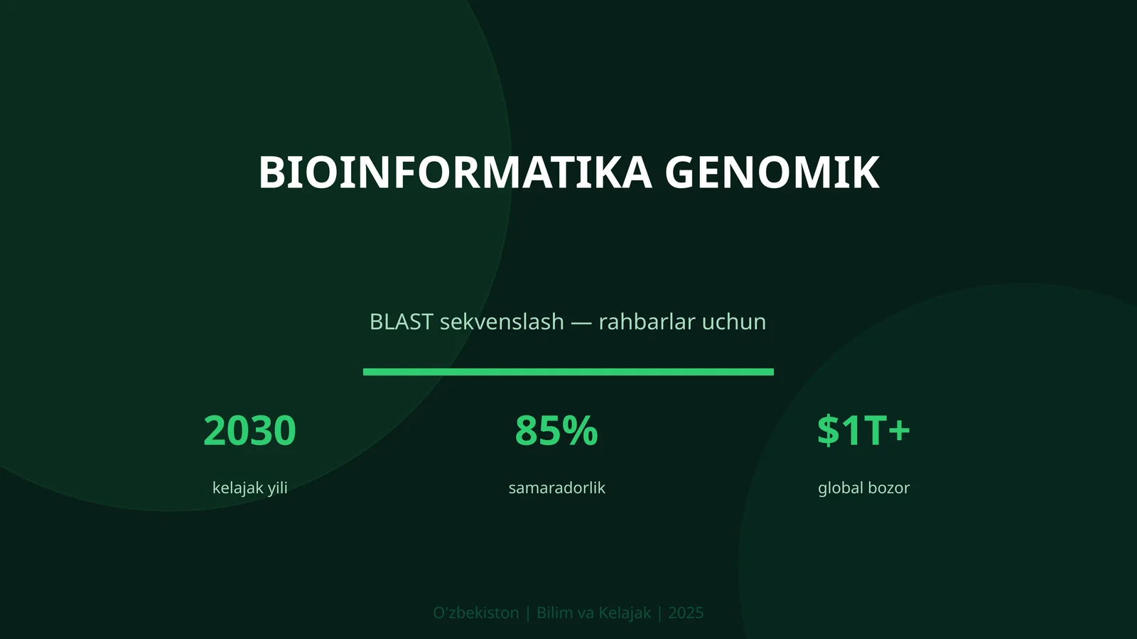 BIOINFORMATIKA GENOMIK 1