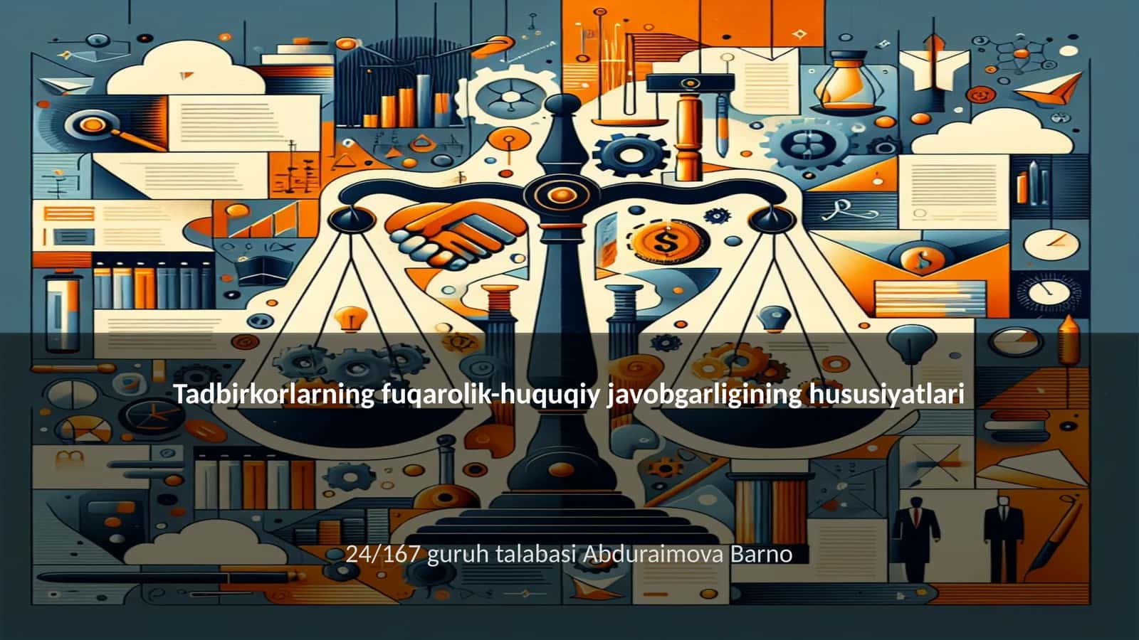 Tadbirkorlarning fuqarolik-huquqiy javobgarligining hususiyatlari 1