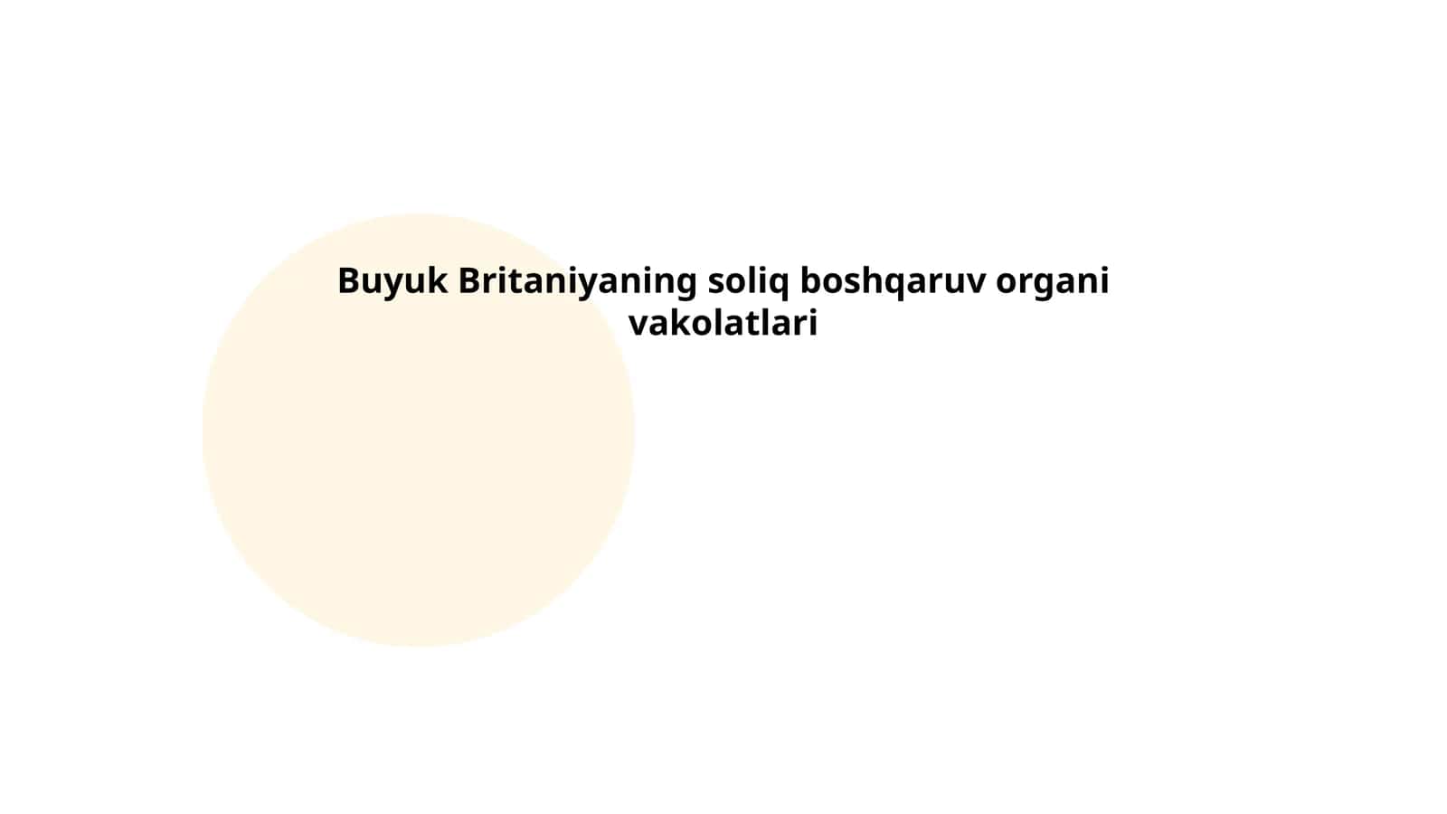 Buyuk Britaniyaning soliq boshqaruv organi vakolatlari 1