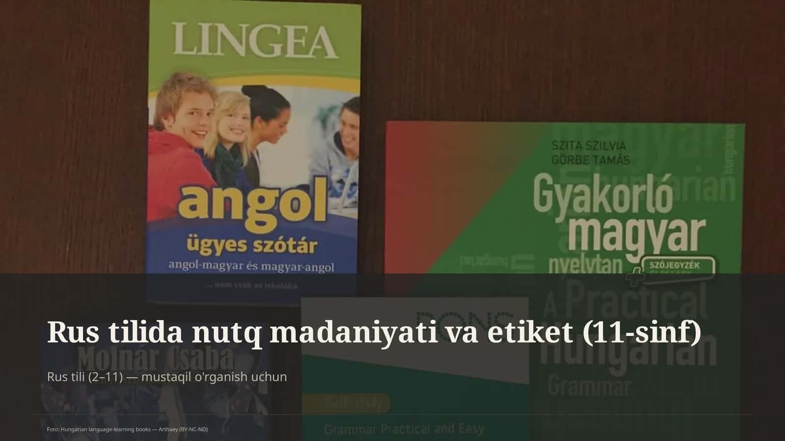 Rus tilida nutq madaniyati va etiket (11-sinf) 1