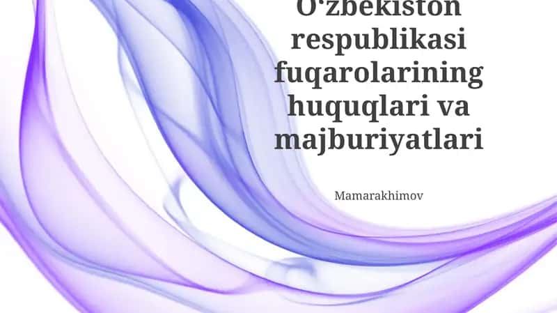Huquqiy himoya va huquqni himoya qilish vositalari 1