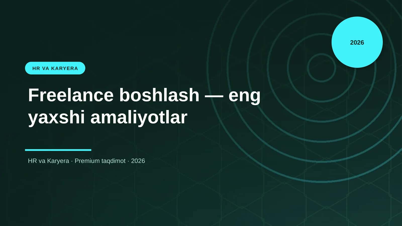 Freelance boshlash — eng yaxshi amaliyotlar 1
