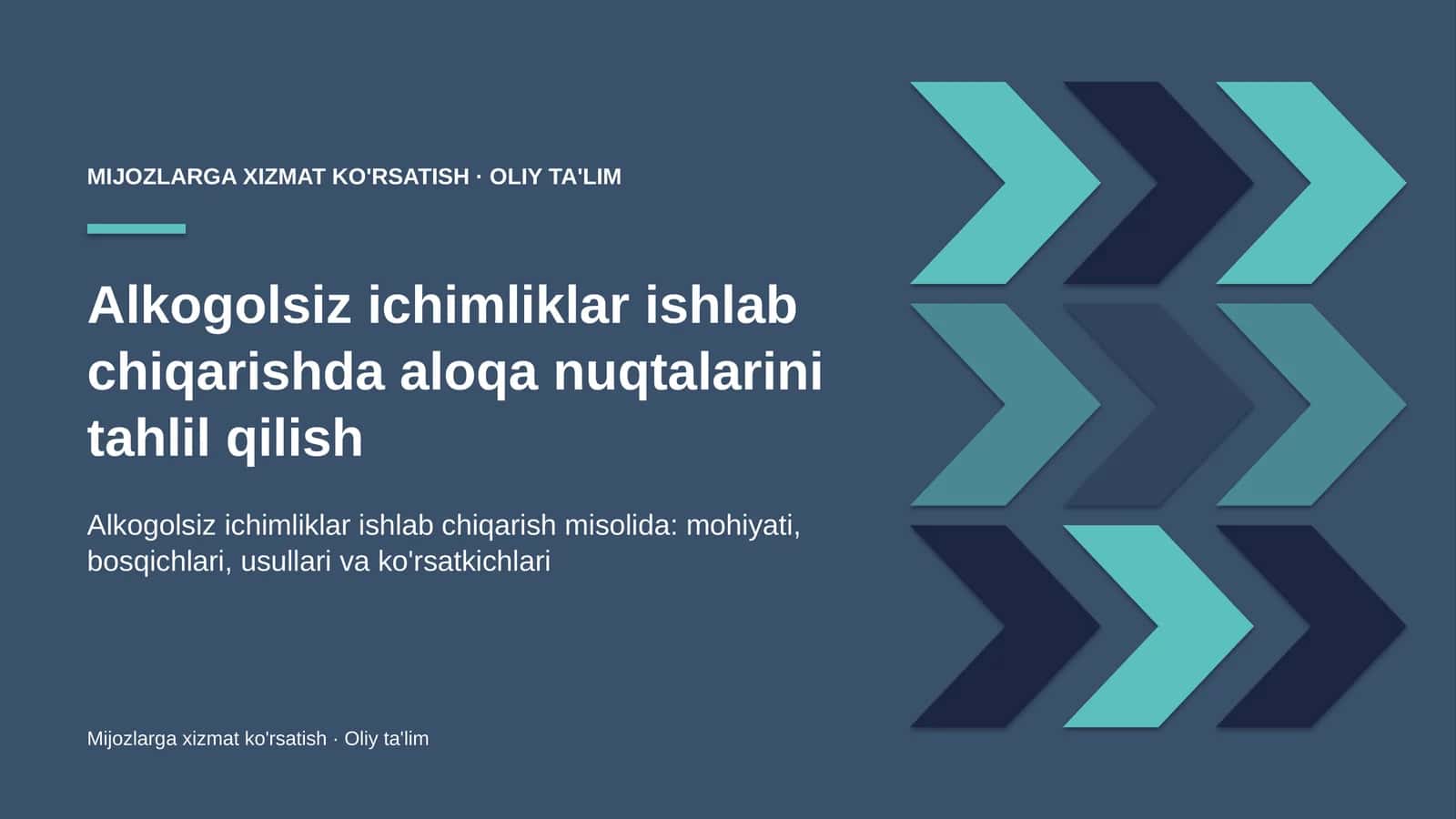 alkogolsiz ichimliklar ishlab chiqarishda aloqa nuqtalarini tahlil qilish 7994 1