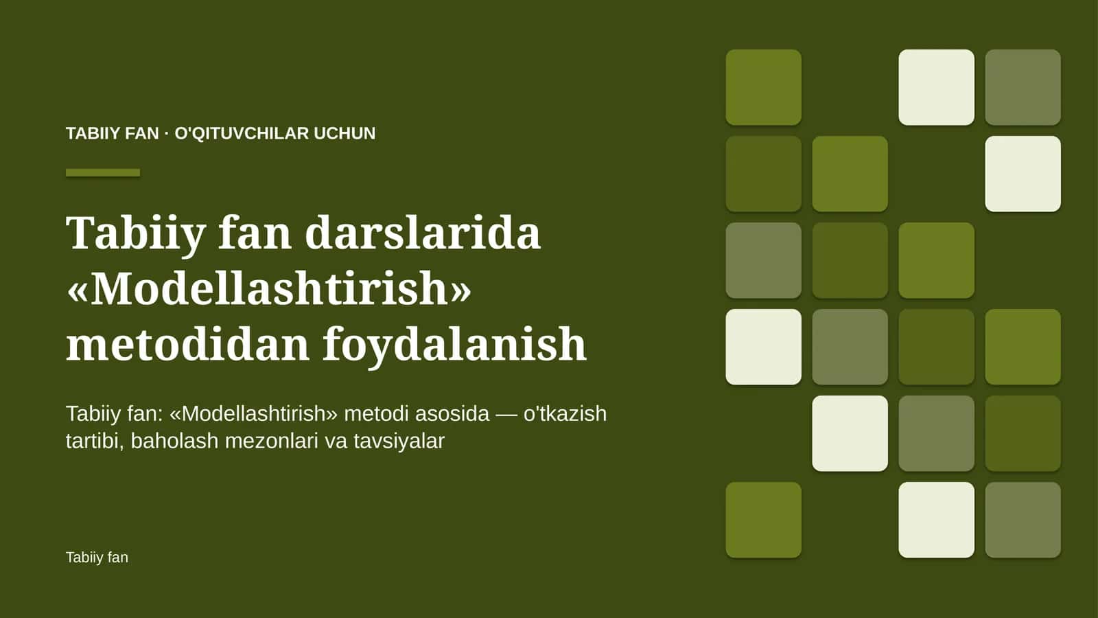 tabiiy fan darslarida modellashtirish metodidan foydalanish 9879 1
