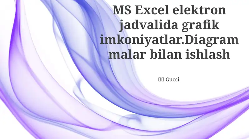 MS Excel 1