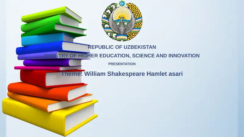 William Shakespeare Hamletasari 1