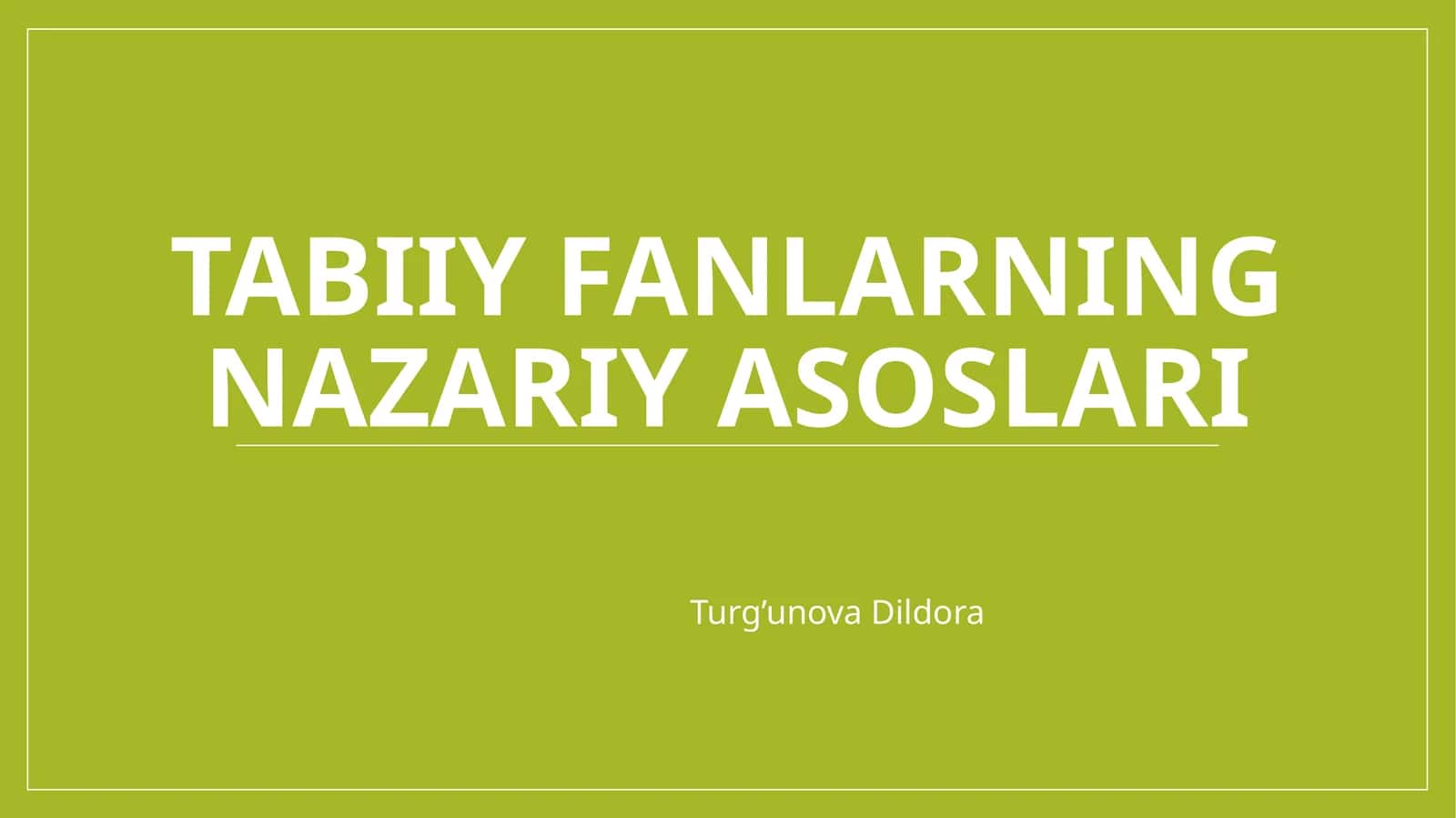 Jo’g’rofiyamaydonchasitiriktabiatburchagio’quvtajribauchastkasidadarso’tkazishmetodi.Kuzatishvatajribanitashkiletishusullarinio’rganish 1