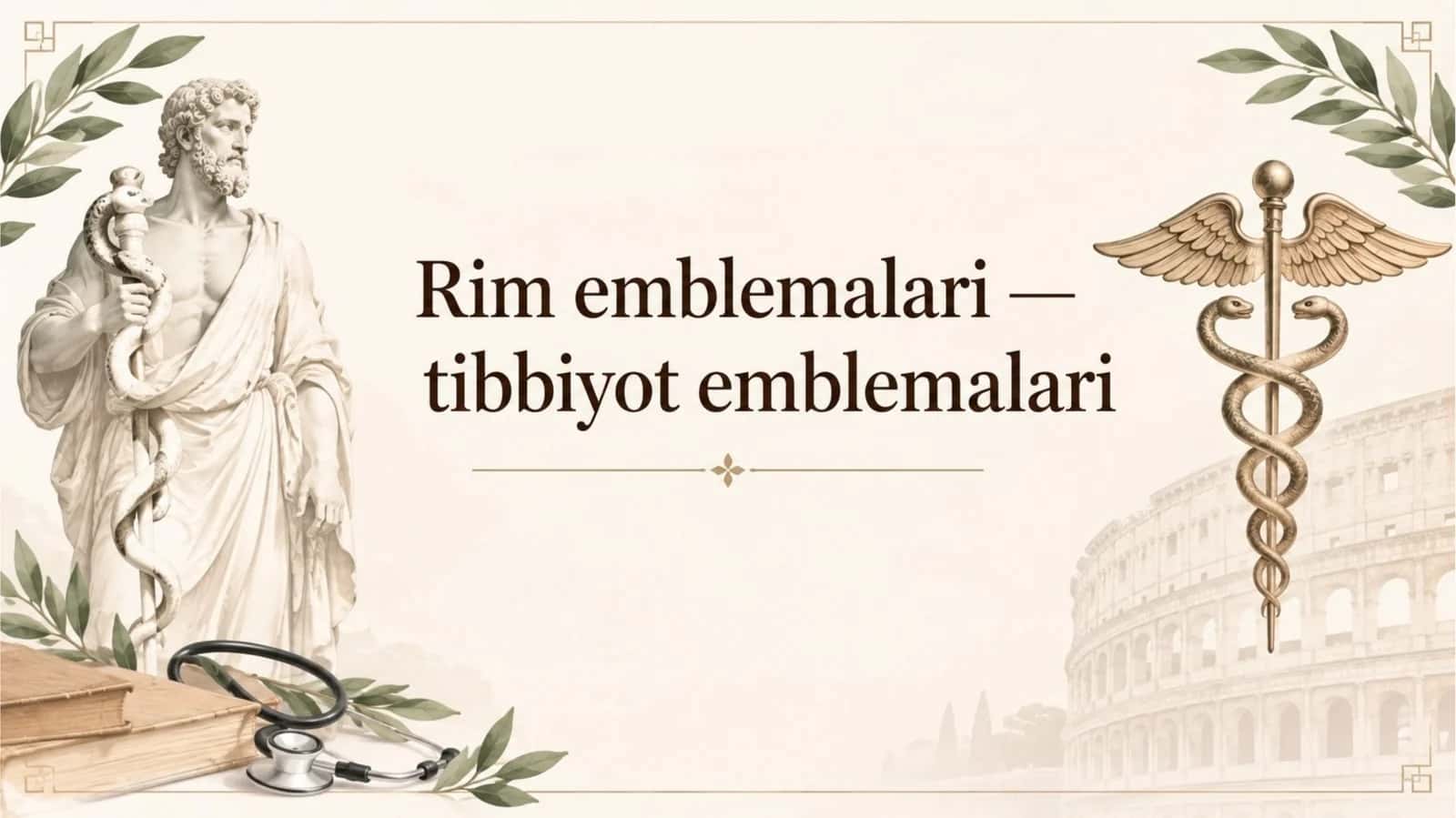 Rim emblemalarining kelib chiqishi va tibbiyot bilan bog‘liqligi 1