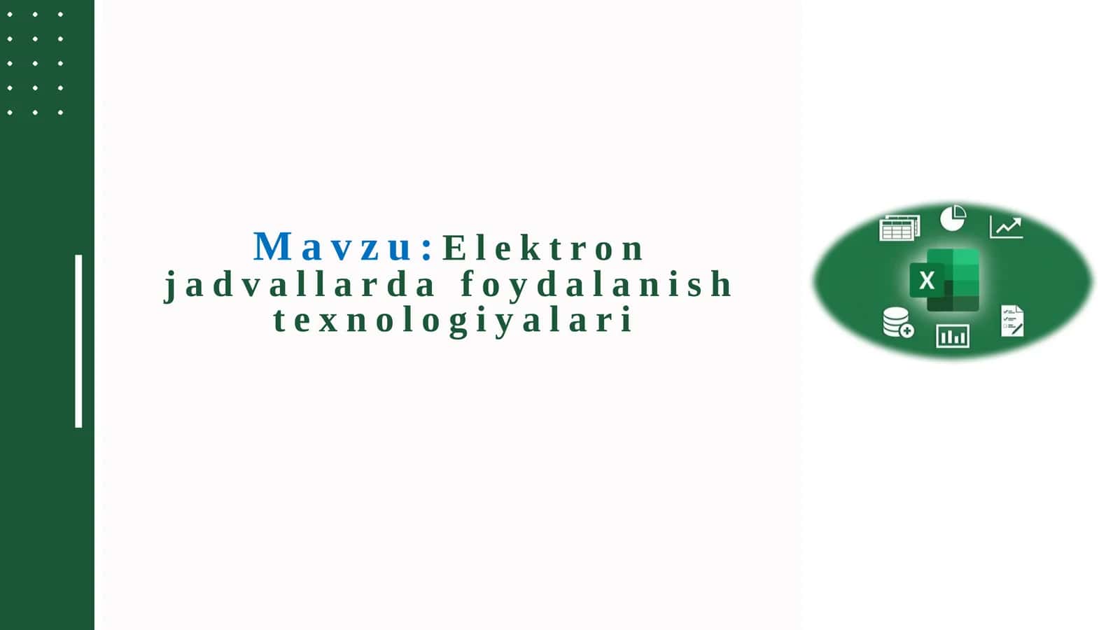 Elektronjadvalarda foydalanish texnologiyalari 1