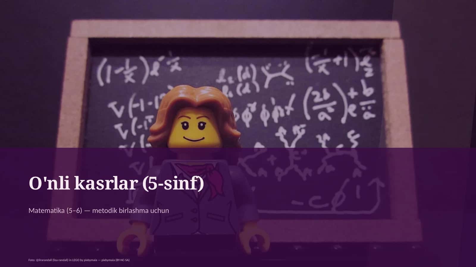 O'nli kasrlar (5-sinf) 1
