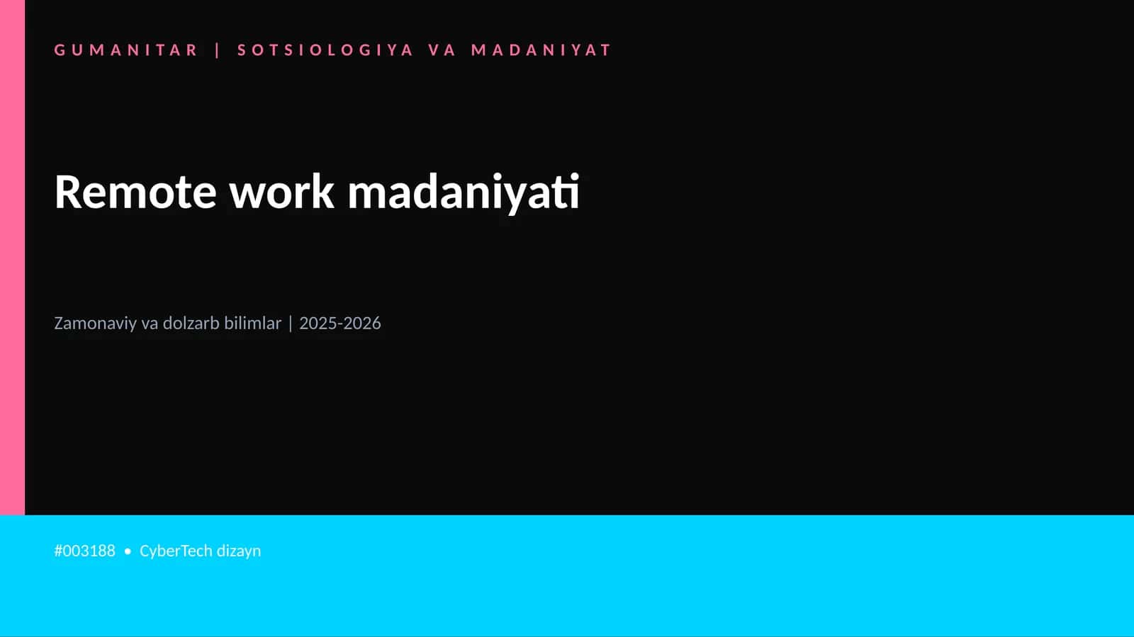Remote work madaniyati 1