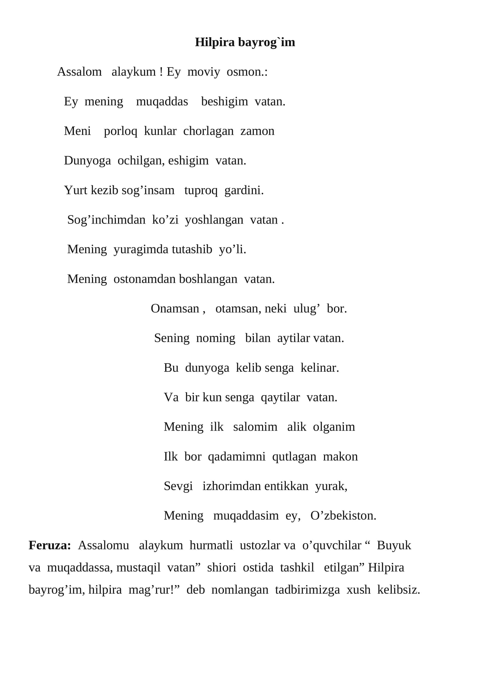 Hilpira Bayrog`im 1