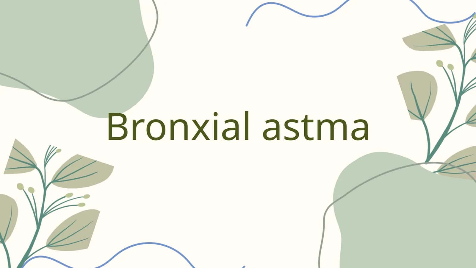 Bronxial astma 1