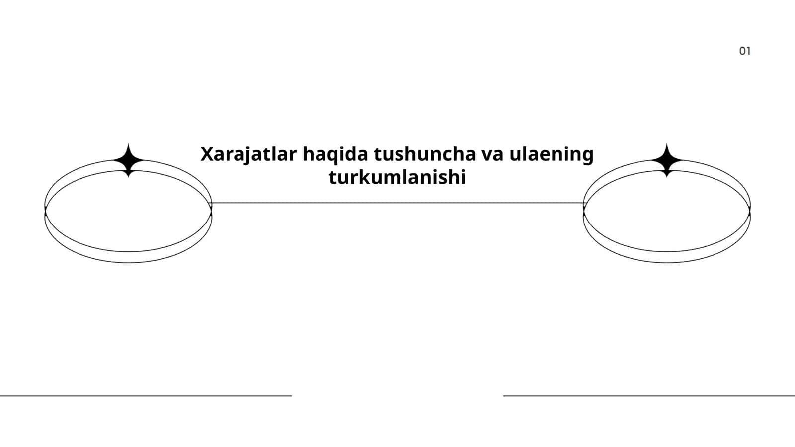 Xarajatlar haqida tushuncha va ulaening turkumlanishi 1
